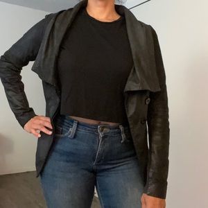 Stylish leather jacket